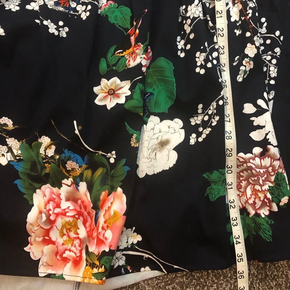 Sunny Girl Mod Cloth Navy Floral Dress Size 2X - Picture 7 of 7